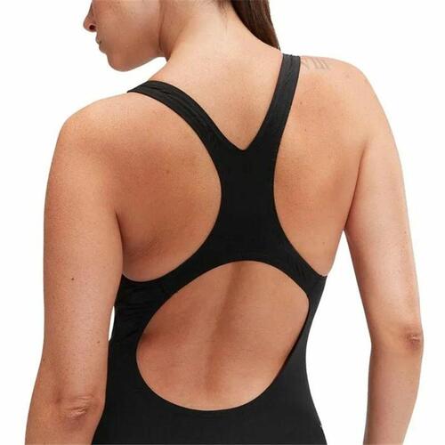 Badedragt til piger Speedo Digital Printed Medalist Sort 34