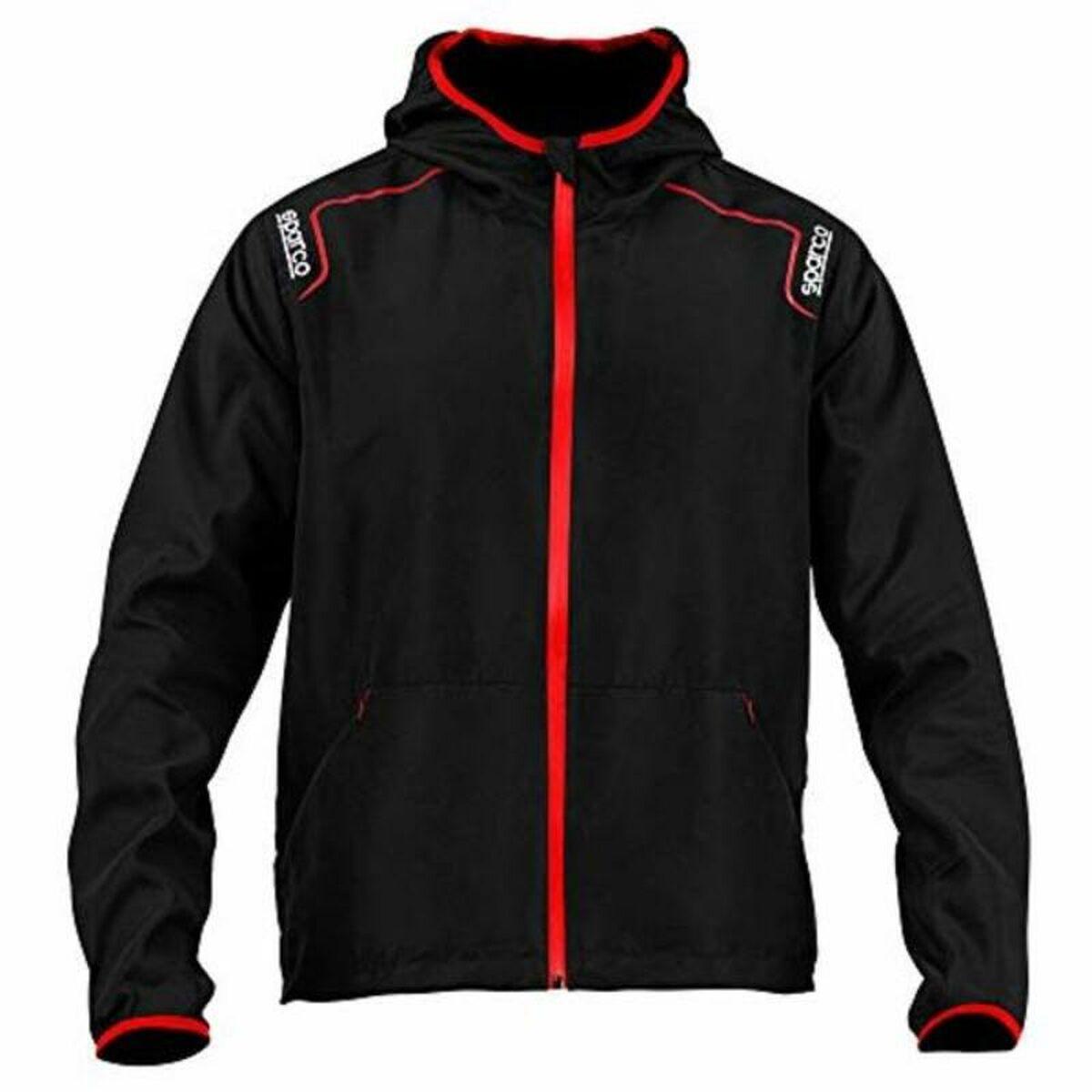Hættetrøje Sparco - sort windbreaker S02405NR1S