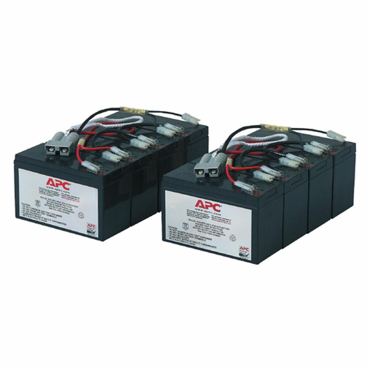 APC Replacement Battery Cartridge #12 - UPS-batteri - 2 x batteri - Blysyre - sort - for P/N: DL5000RMT5U, SU3000R3IX160, SU5000R5TBX114, SU5000R5TBXFMR, SU5000R5XLT-TF3