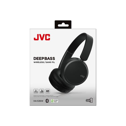 Bluetooth headset med mikrofon JVC HA-S36W Sort