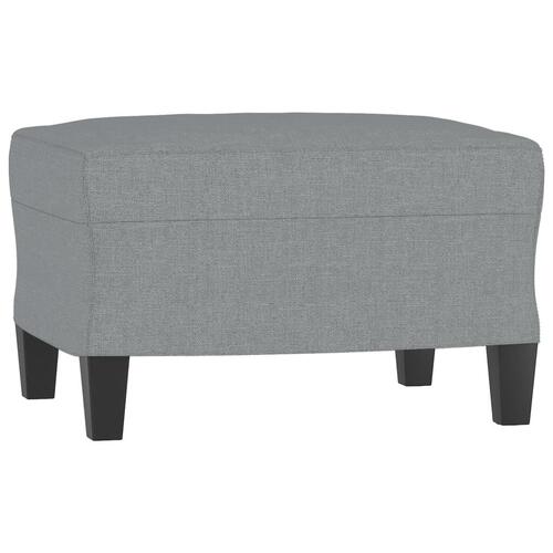 3 personers sofa med puder stof lysegrå