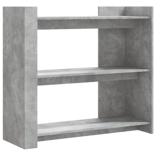 Konsolbord 100x35x90 cm konstrueret træ betongrå