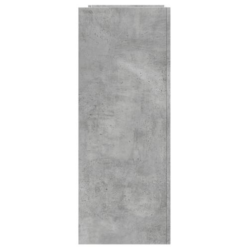 Konsolbord 100x35x90 cm konstrueret træ betongrå