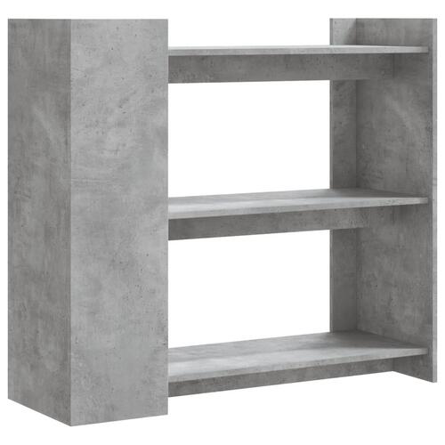 Konsolbord 100x35x90 cm konstrueret træ betongrå