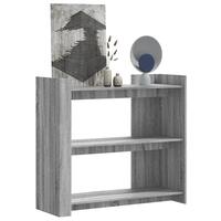Konsolbord 100x35x90 cm konstrueret træ grå sonoma-eg