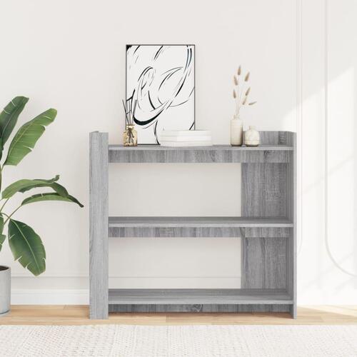 Konsolbord 100x35x90 cm konstrueret træ grå sonoma-eg