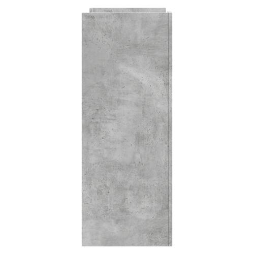 Konsolbord 100x35x90 cm konstrueret træ betongrå