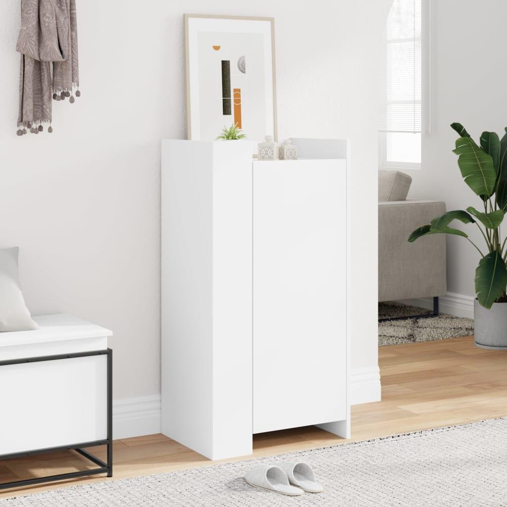 Skoreol 52x37,5x100 cm konstrueret træ hvid billede