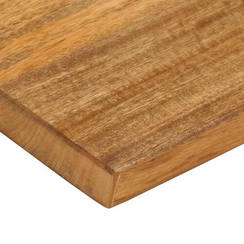 Bordplade 70x30x2,5 cm naturlig kant massivt mangotræ