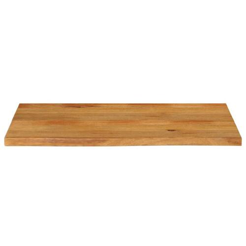 Bordplade 100x60x2,5 cm naturlig kant massivt mangotræ