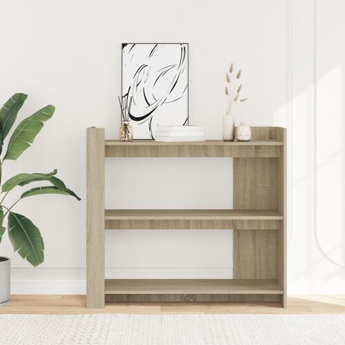 Konsolbord 100x35x90 cm konstrueret træ sonoma-eg
