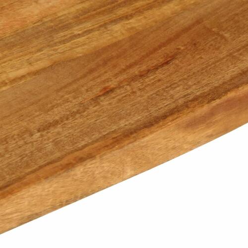 Bordplade 90x20x3,8 cm naturlig kant massivt mangotræ