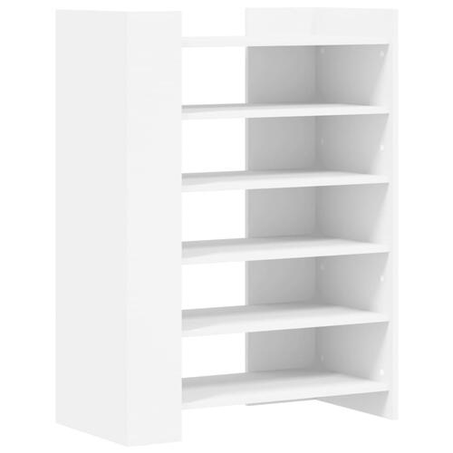 Skoskab 74,5x37,5x100 cm konstrueret træ hvid