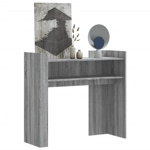 Konsolbord 100x35x90 cm konstrueret træ grå sonoma-eg