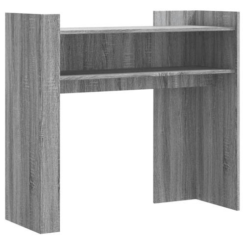 Konsolbord 100x35x90 cm konstrueret træ grå sonoma-eg