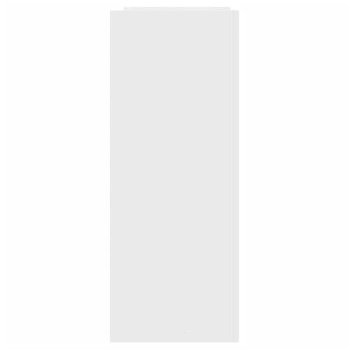 Konsolbord 100x35x90 cm konstrueret træ hvid