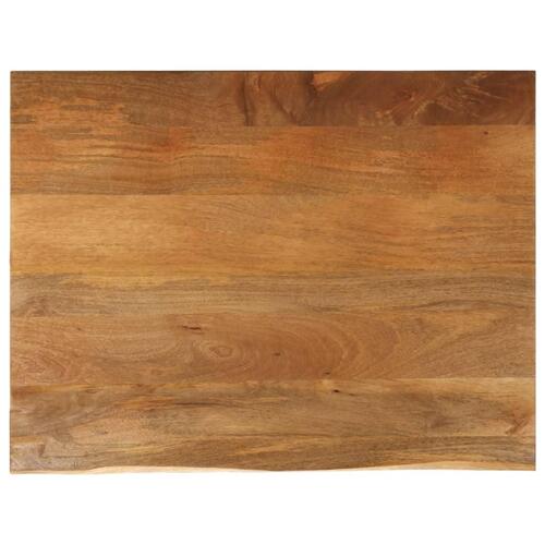 Bordplade 110x80x3,8 cm naturlig kant massivt mangotræ