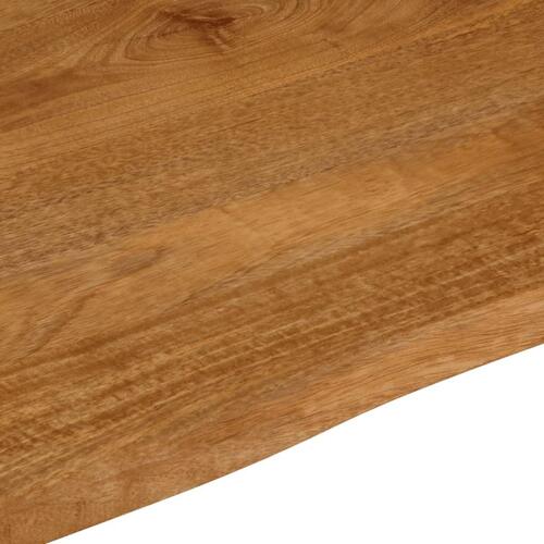 Bordplade 110x80x3,8 cm naturlig kant massivt mangotræ
