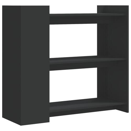 Konsolbord 100x35x90 cm konstrueret træ sort