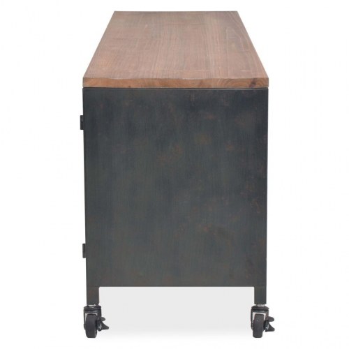 Tv-bord 120x30x43 cm sort