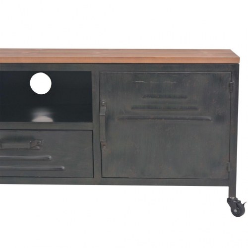Tv-bord 120x30x43 cm sort