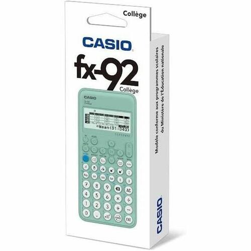 Videnskabelig Cal Casio College FX -92+ Grøn