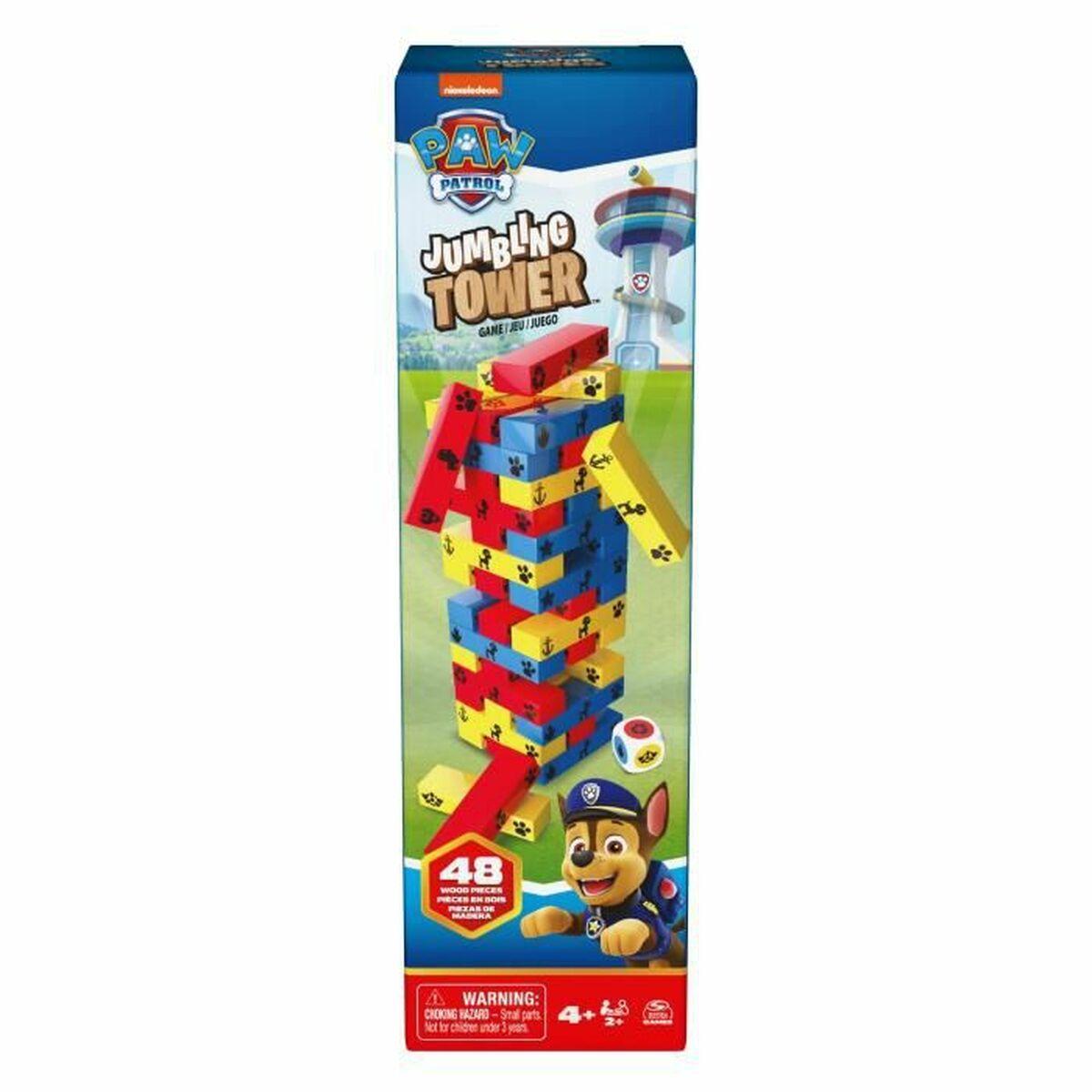 Paw Patrol Jumbling Tower brætspil - 48 dele