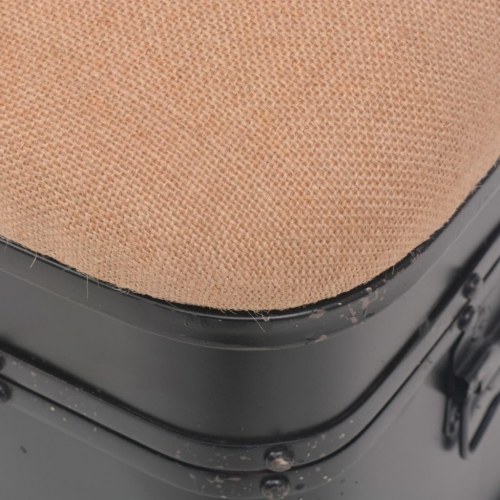 Opbevaringsbænk med hynde 103 x 30 x 40 cm