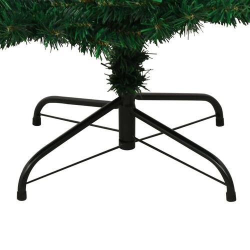 Juletræ med juletræsfod 150 cm PVC grøn