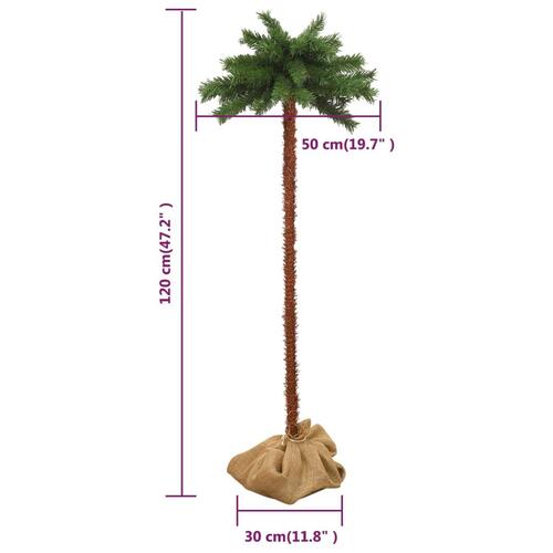 Juletræ med LED-lys 120 cm