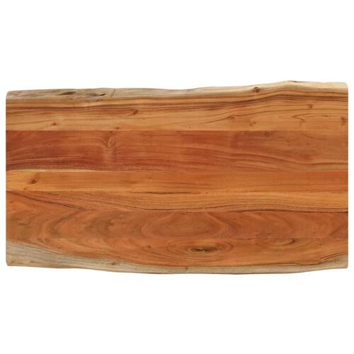 Bordplade 100x60x2,5 cm rektangulær massivt akacietræ