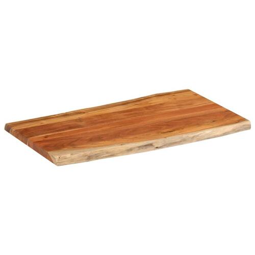 Bordplade 100x60x2,5 cm rektangulær massivt akacietræ