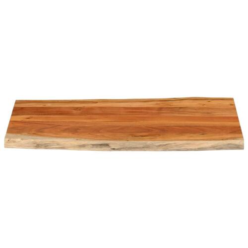 Bordplade 100x60x2,5 cm rektangulær massivt akacietræ