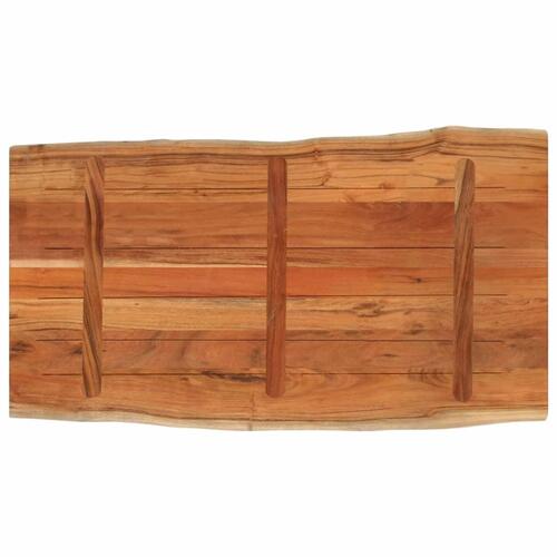 Bordplade 100x60x2,5 cm rektangulær massivt akacietræ