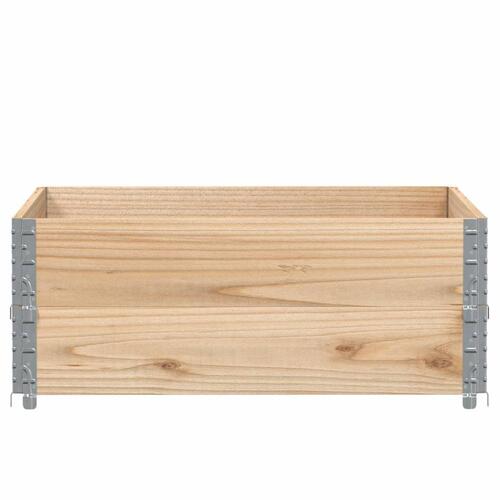 Plantekasse 100x100 cm massivt fyrretræ