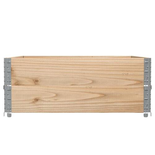 Plantekasse 100x100 cm massivt fyrretræ