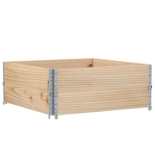 Plantekasse 100x100 cm massivt fyrretræ