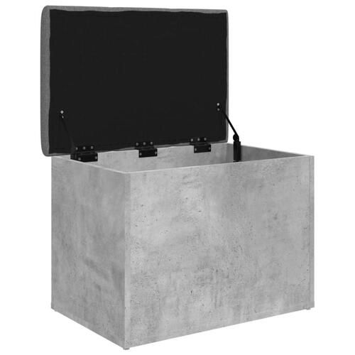 Skobænk 62x42x45 cm konstrueret træ betongrå