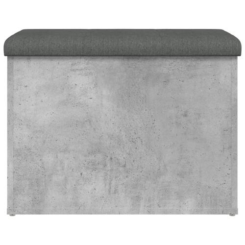 Skobænk 62x42x45 cm konstrueret træ betongrå
