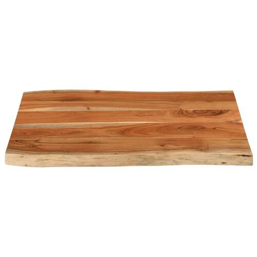 Bordplade 80x60x3,8 cm rektangulær massivt akacietræ