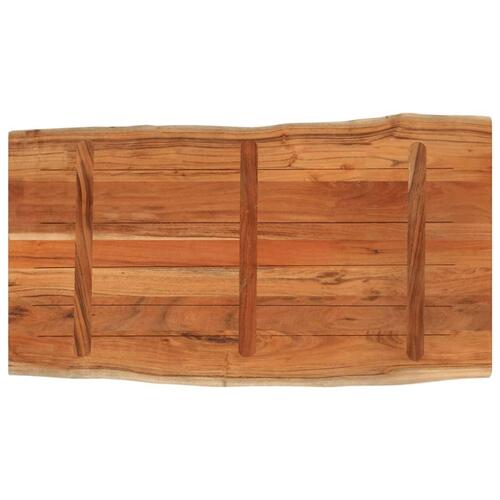 Bordplade 100x60x3,8 cm rektangulær massivt akacietræ