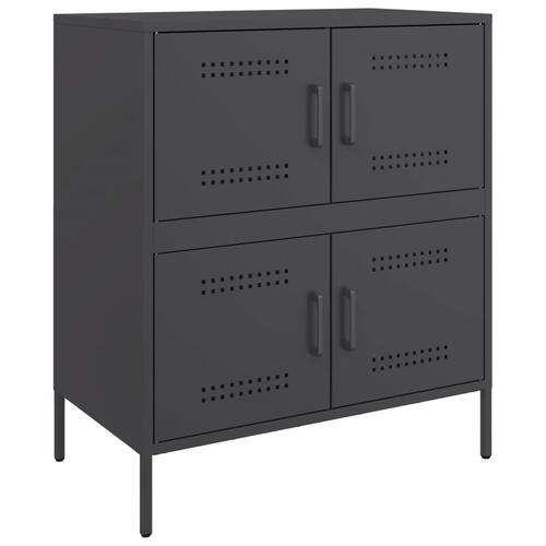 Skænk 68x39x79 cm stål sort