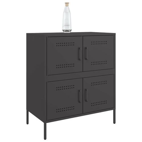 Skænk 68x39x79 cm stål sort