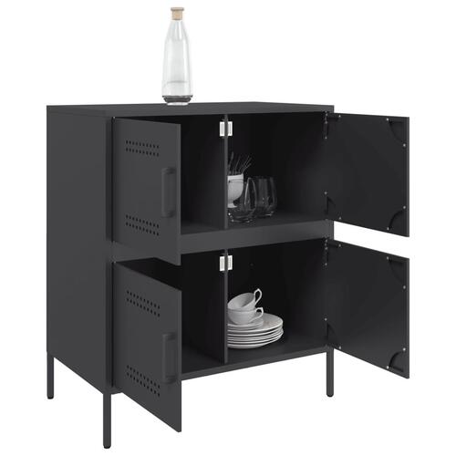 Skænk 68x39x79 cm stål sort