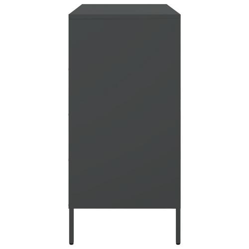 Skænk 68x39x79 cm stål sort