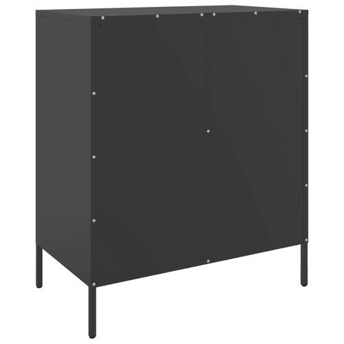 Skænk 68x39x79 cm stål sort