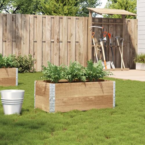 Plantekasse 100x50 cm massivt fyrretræ