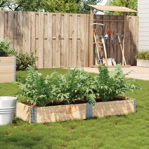 Plantekasse 150x50 cm massivt fyrretræ