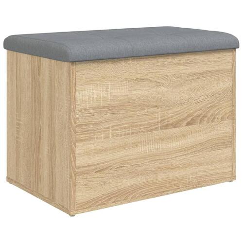 Skobænk 62x42x45 cm konstrueret træ sonoma-eg