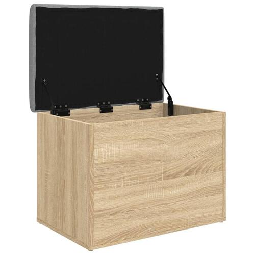 Skobænk 62x42x45 cm konstrueret træ sonoma-eg